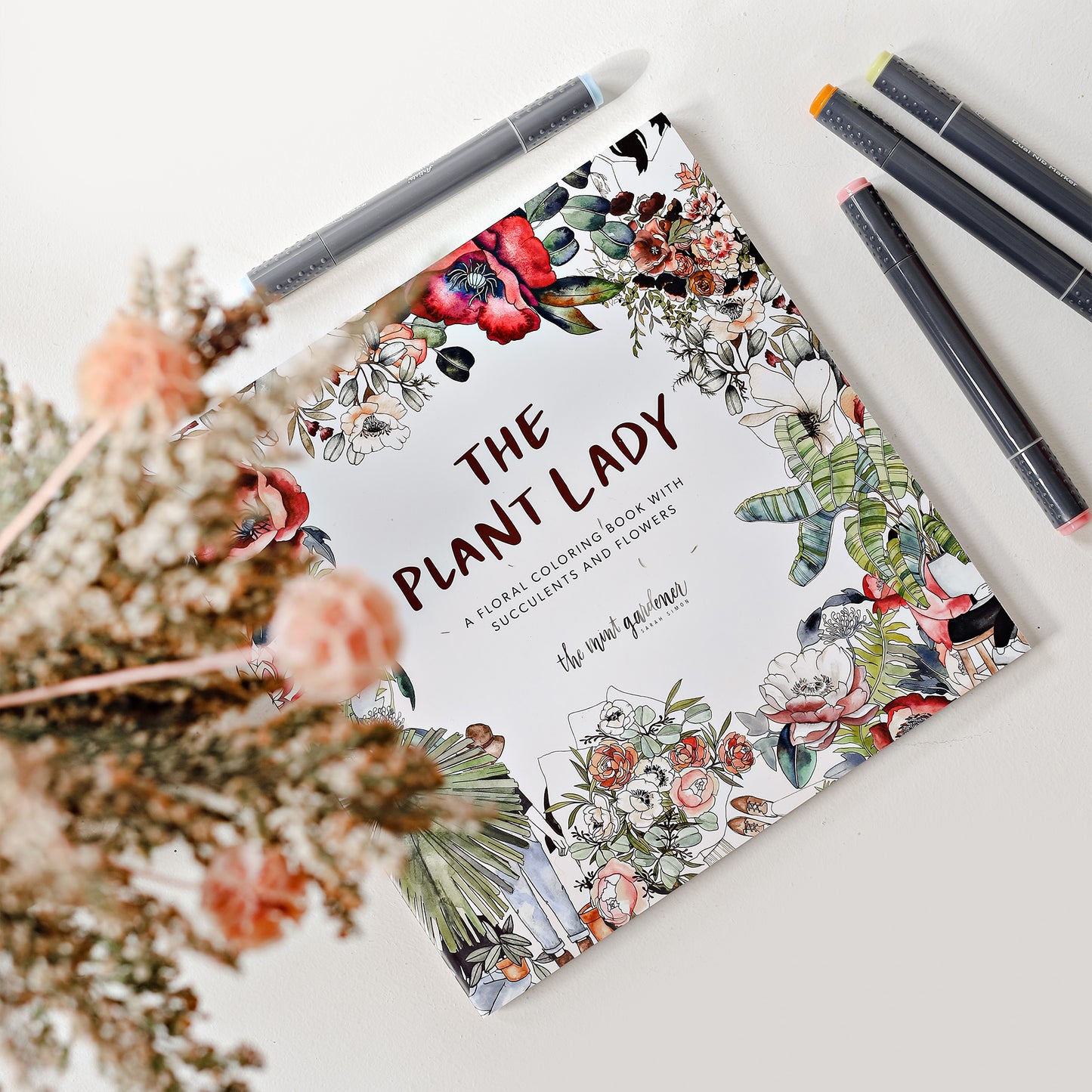 Plant Lady: A Coloring Book by Sarah Simon