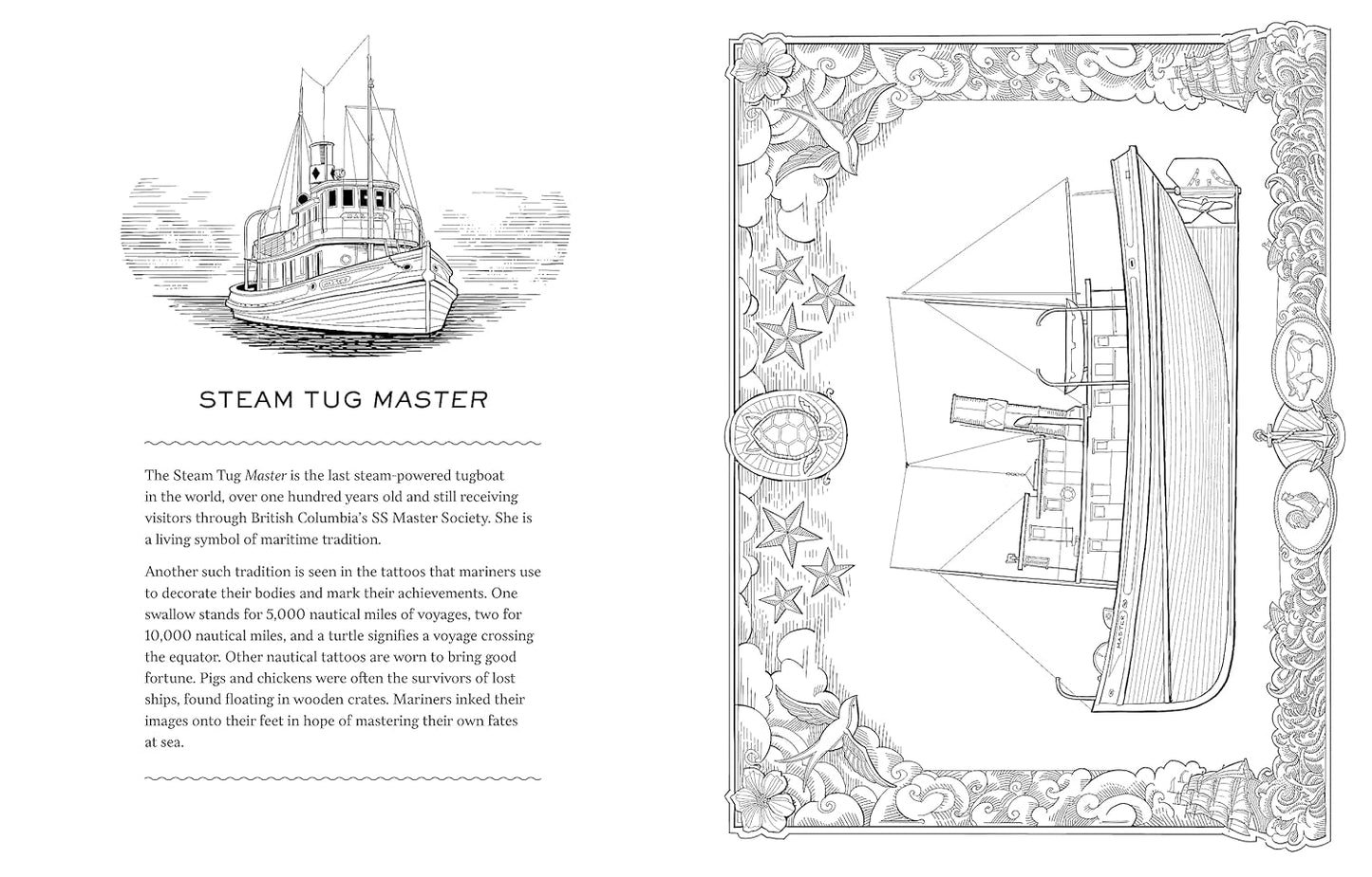 Working Boats Coloring Book by Tom Crestodina