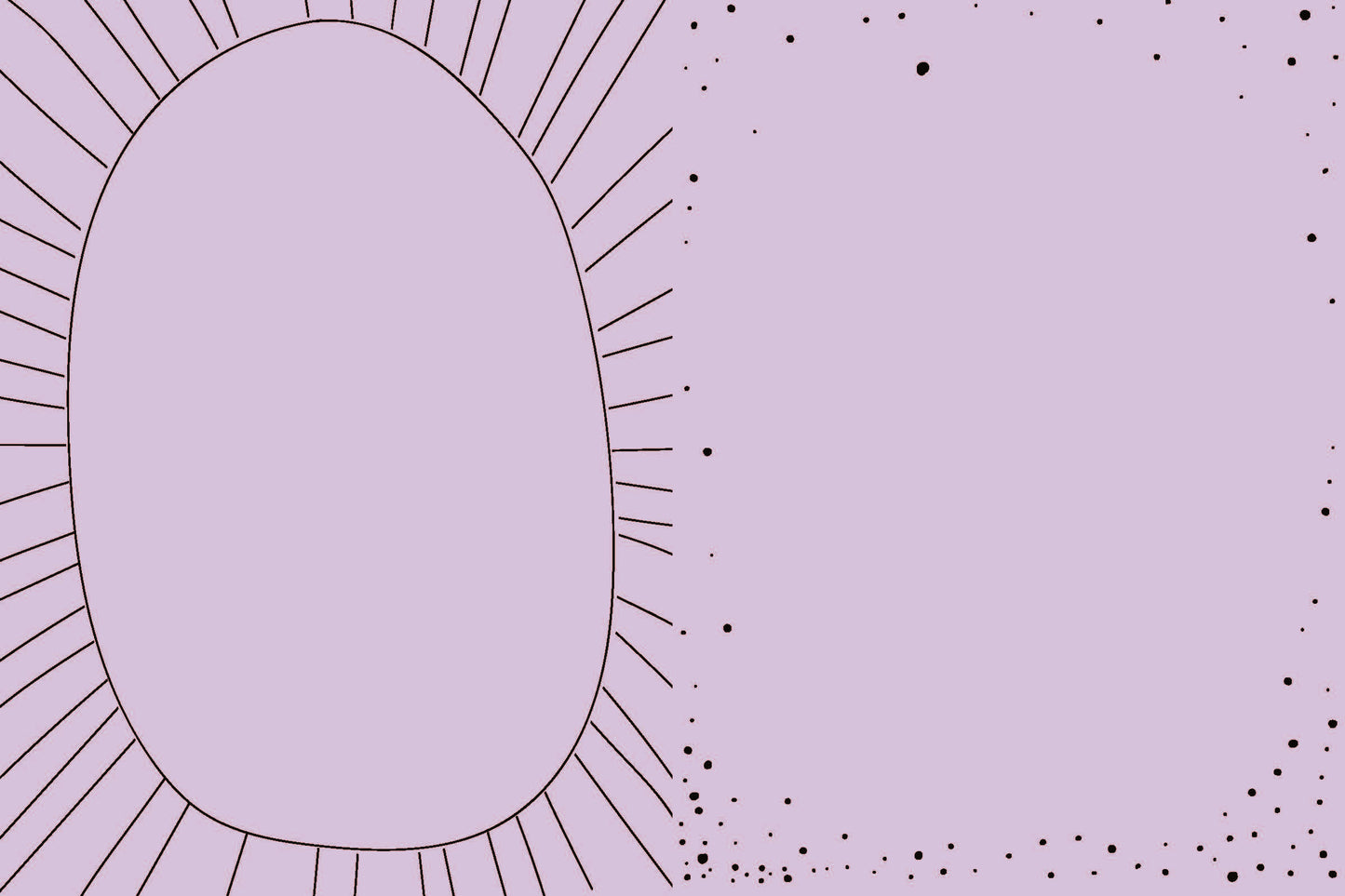 Inside view of 'Write it! 100 Poetry Prompts to Inspire' with Decorative purple border with circular design and small dots on a light purple background