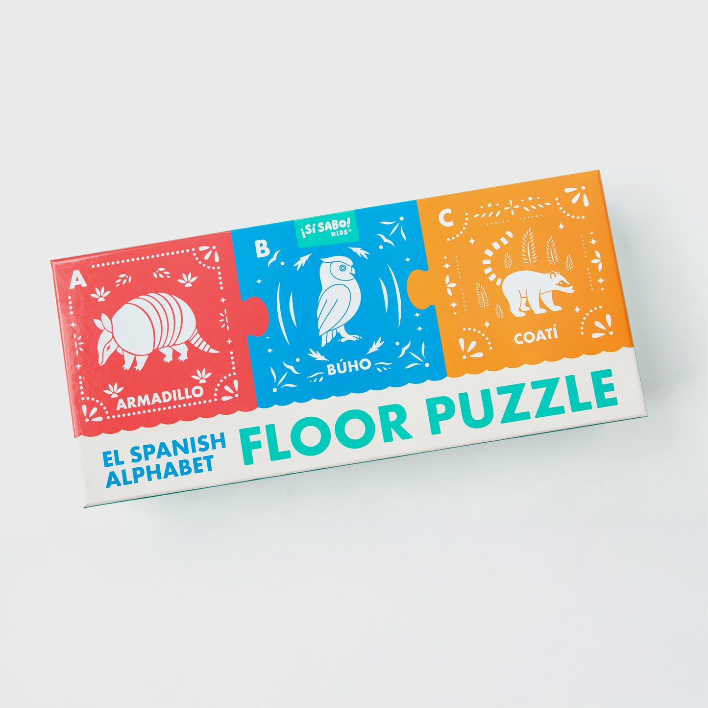 El Spanish Alphabet Jumbo Floor Puzzle available at Blue Star Press