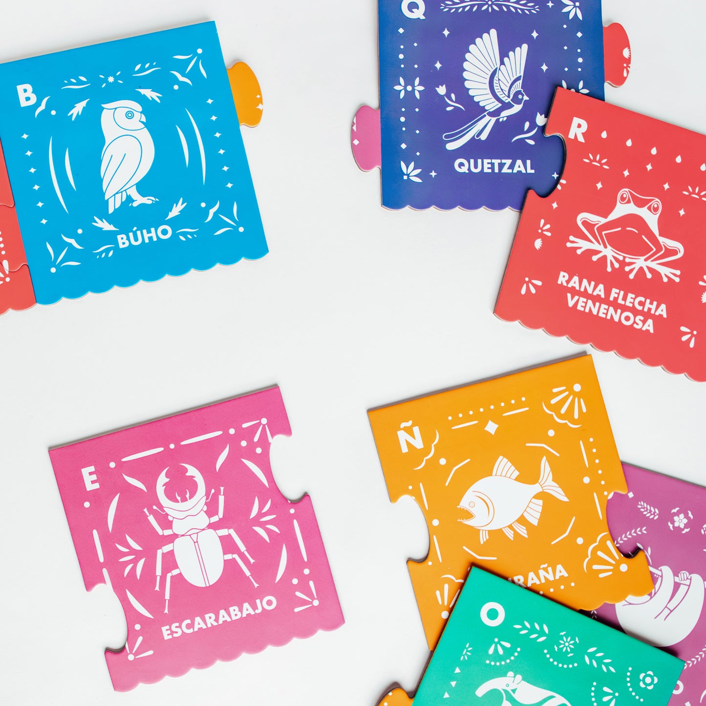 El Spanish Alphabet Jumbo Floor Puzzle available at Blue Star Press