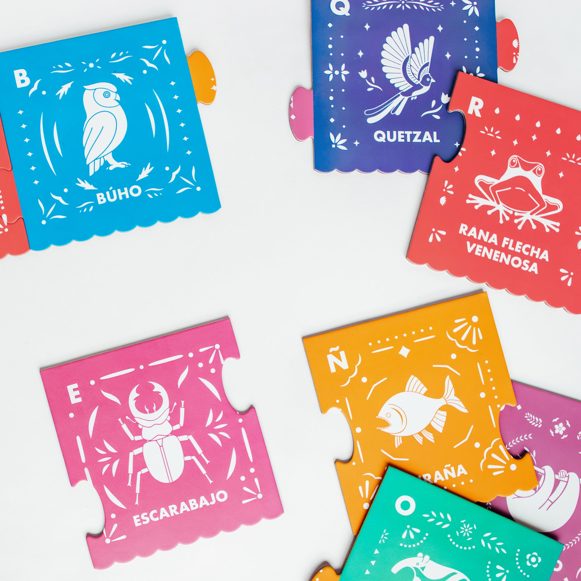 El Spanish Alphabet Jumbo Floor Puzzle available at Blue Star Press