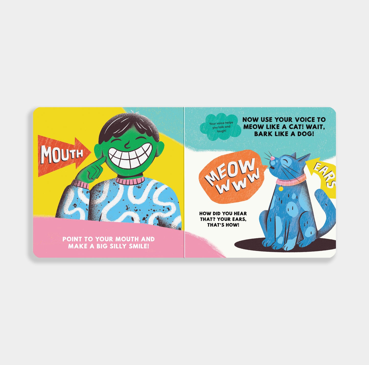 Children's book titled 'Can You Do This? My Body Edition!'  with cartoon characters and text on a white background
