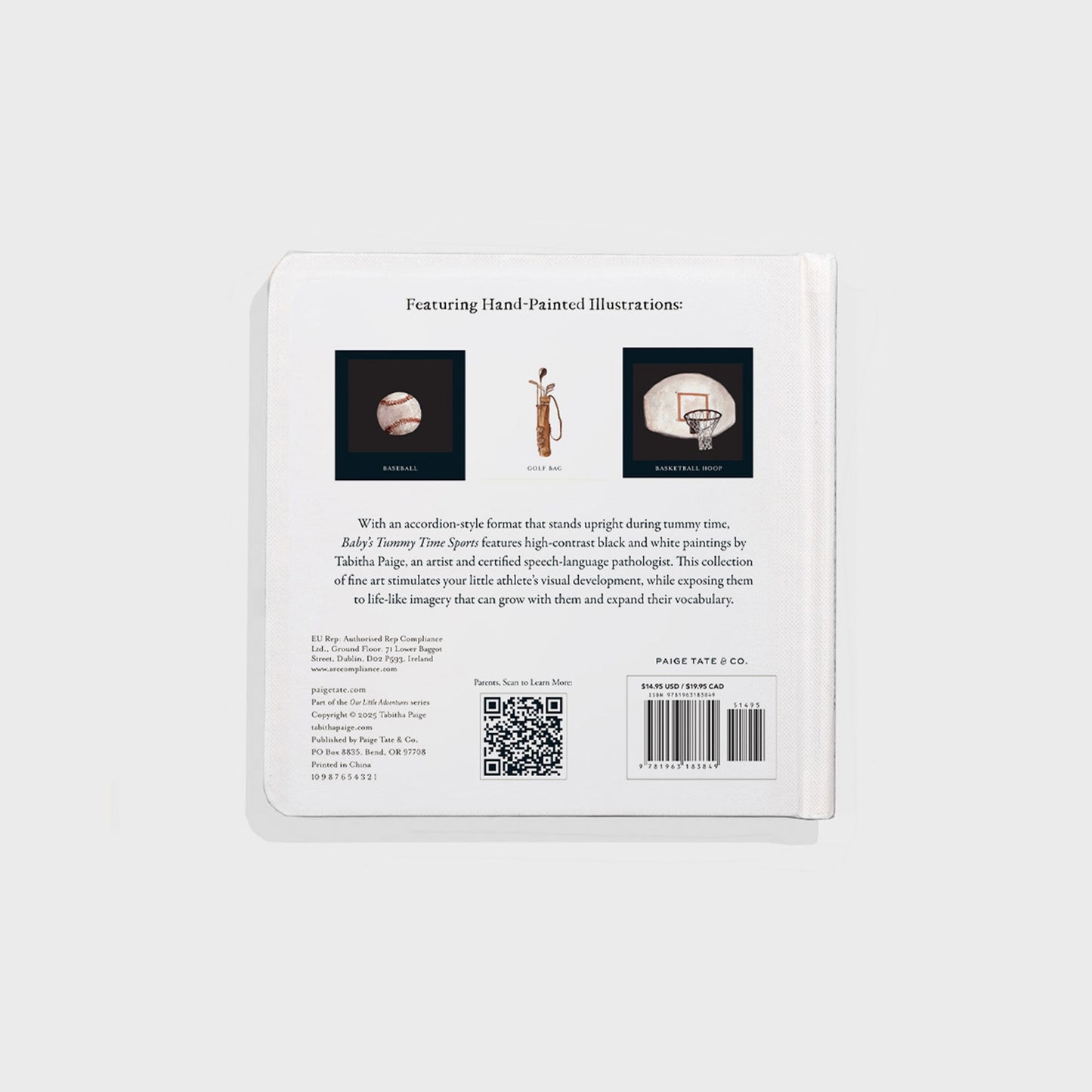 Back of a product packaging with text and illustrations on a white background