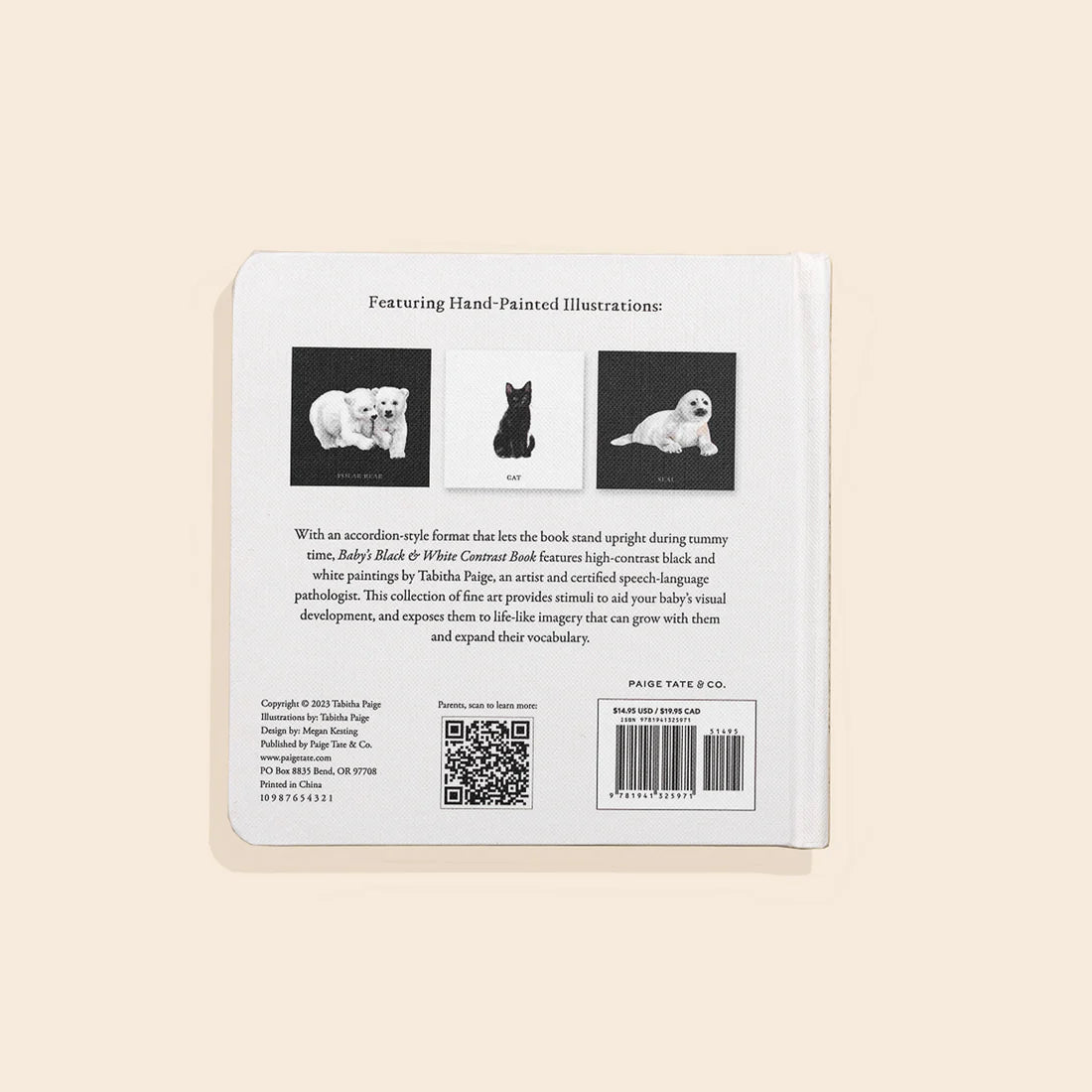 Baby's Black and White Contrast Book by Tabitha Paige