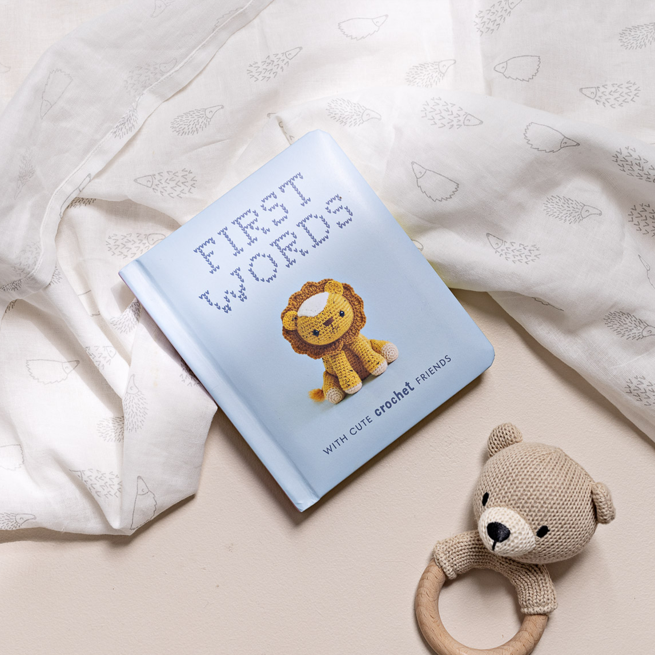 First Words With Cute Crochet Friends by Lauren Espy