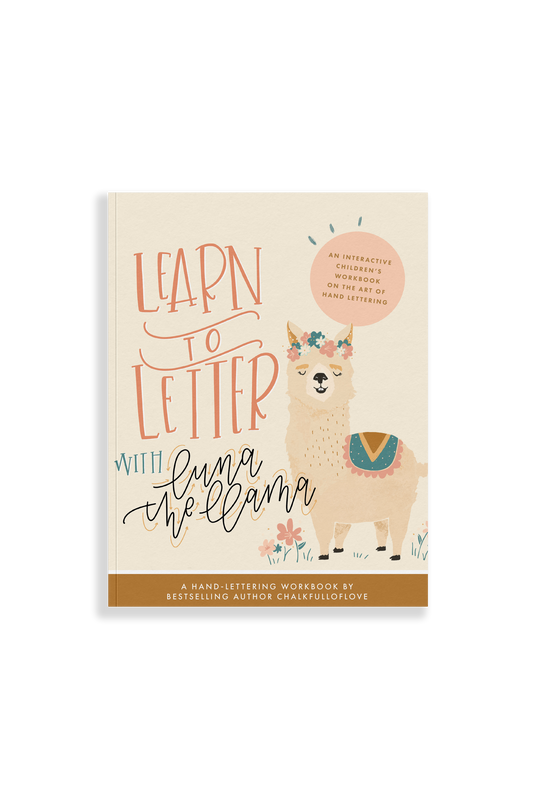 Learn to Letter with Luna the Llama by Chalfulloflove