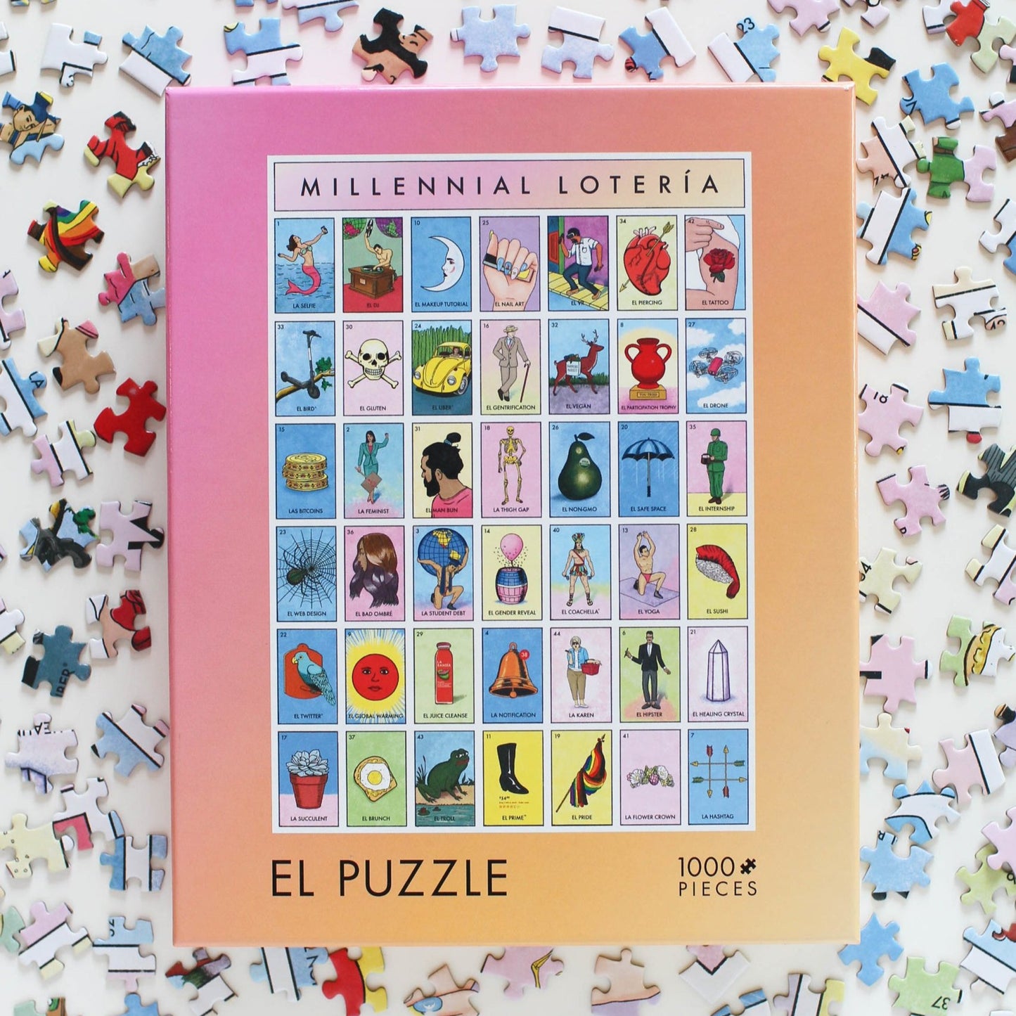 Millennial Lotería: El Puzzle by Mike Alfaro