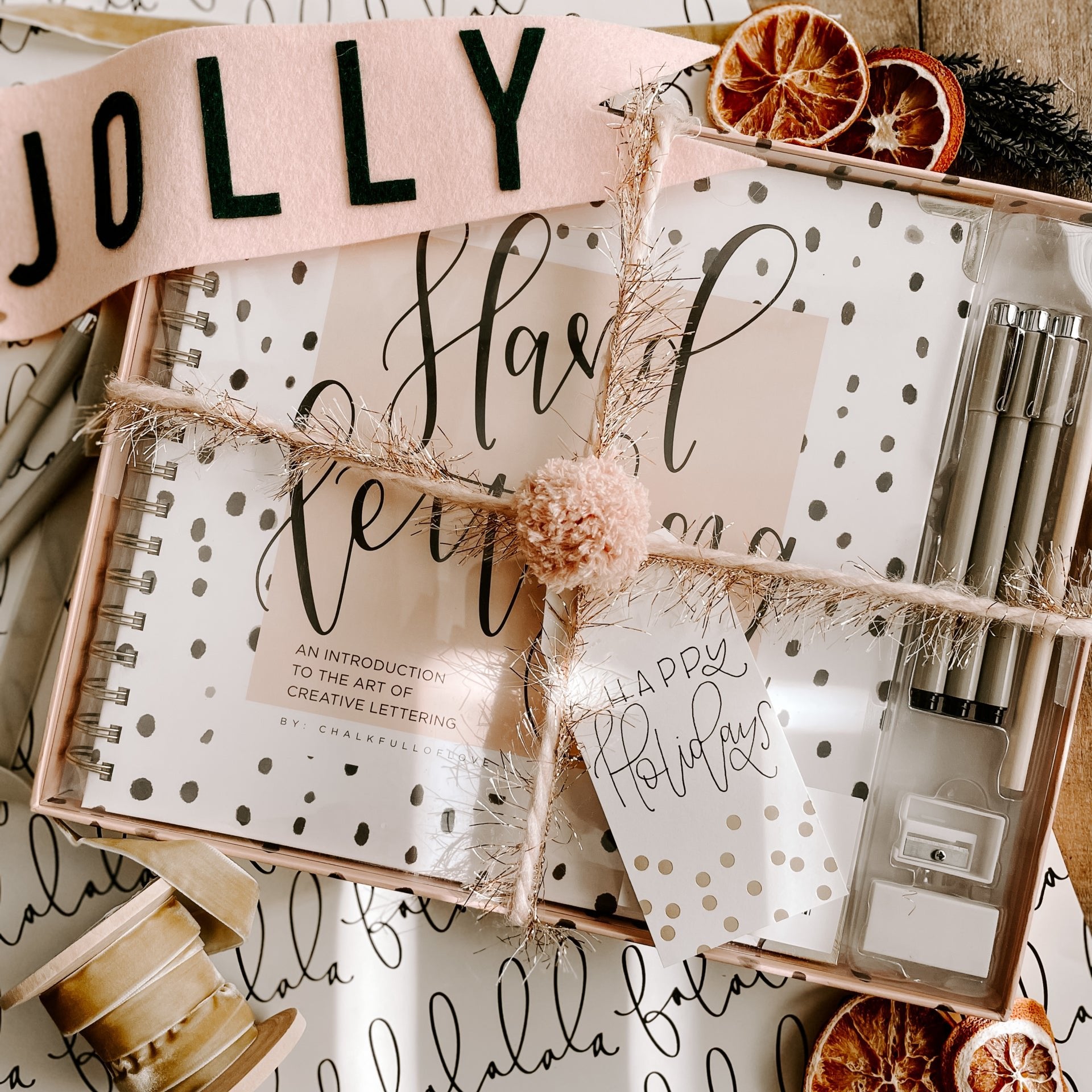 Modern Calligraphy Set for Beginners by Chalkfulloflove