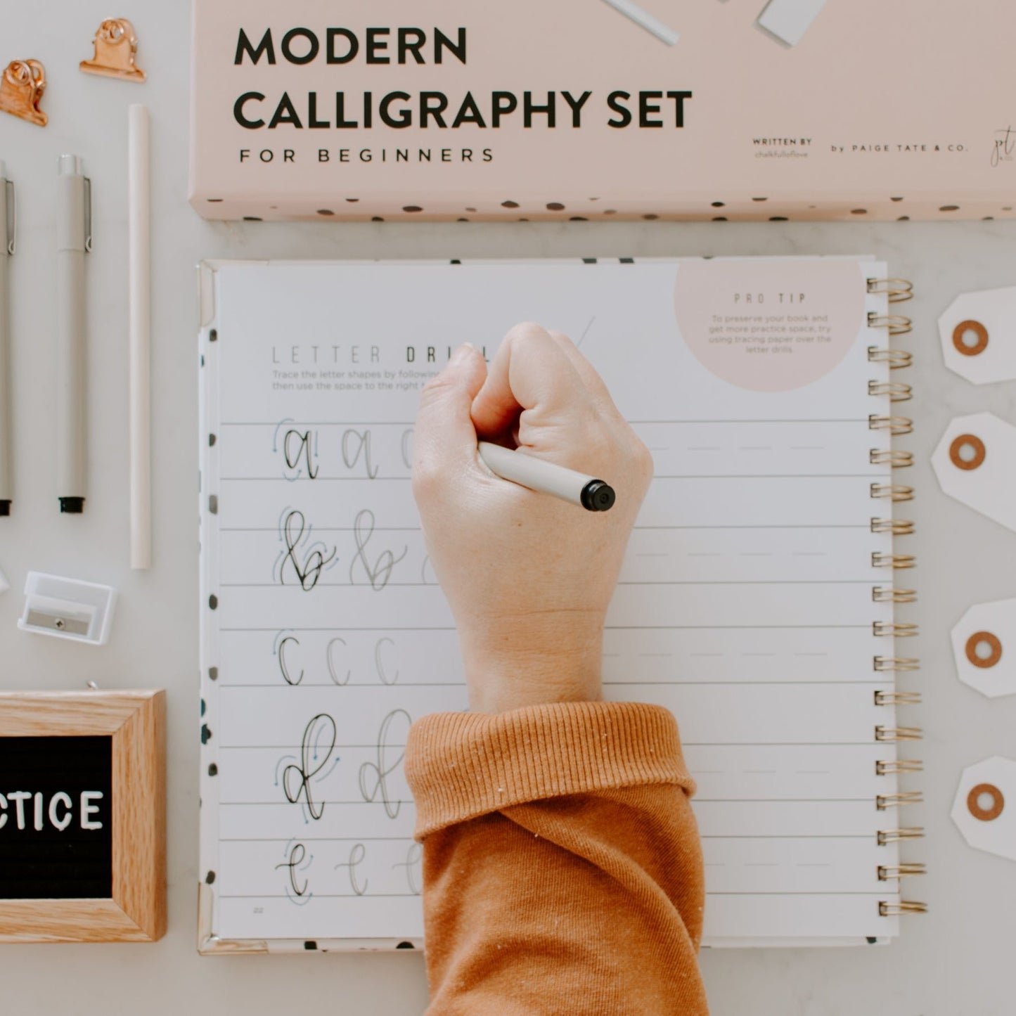 Modern Calligraphy Set for Beginners by Chalkfulloflove