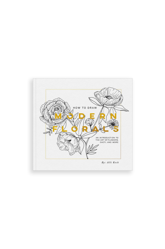 How To Draw Modern Florals (Paperback) by Alli Koch
