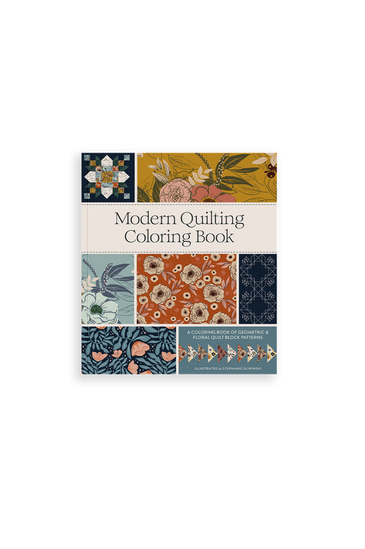 Modern Quilting Coloring Book by Stephanie Sliwinski