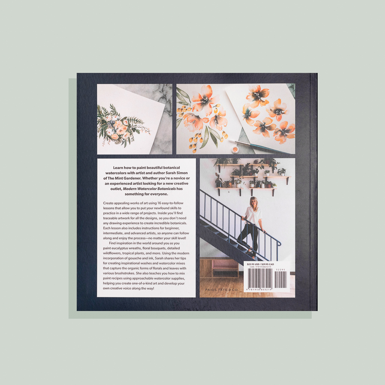 Modern Watercolor Botanicals available at Blue Star Press