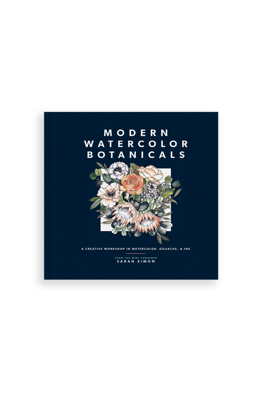 Modern Watercolor Botanicals available at Blue Star Press