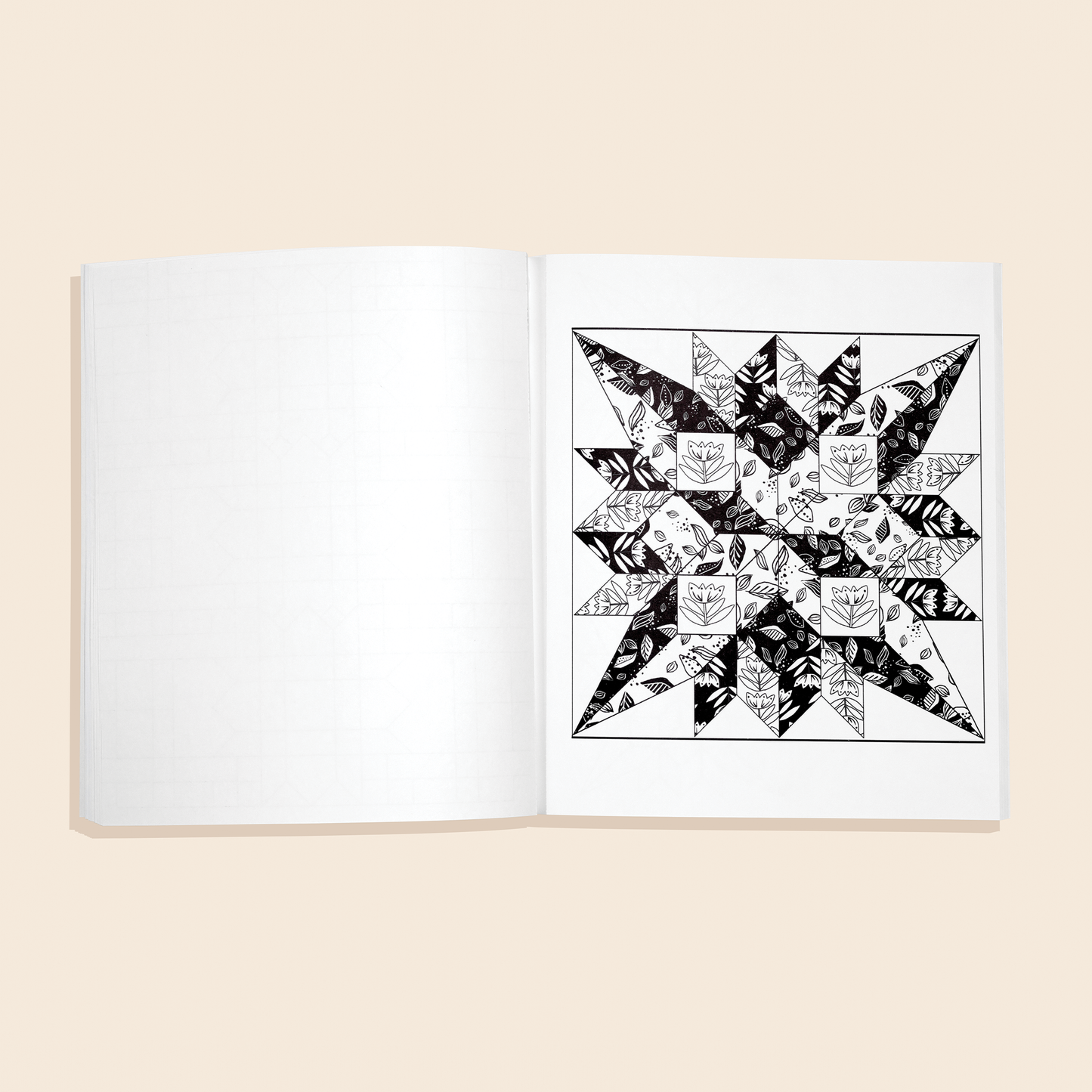 Modern Quilting Coloring Book by Stephanie Sliwinski