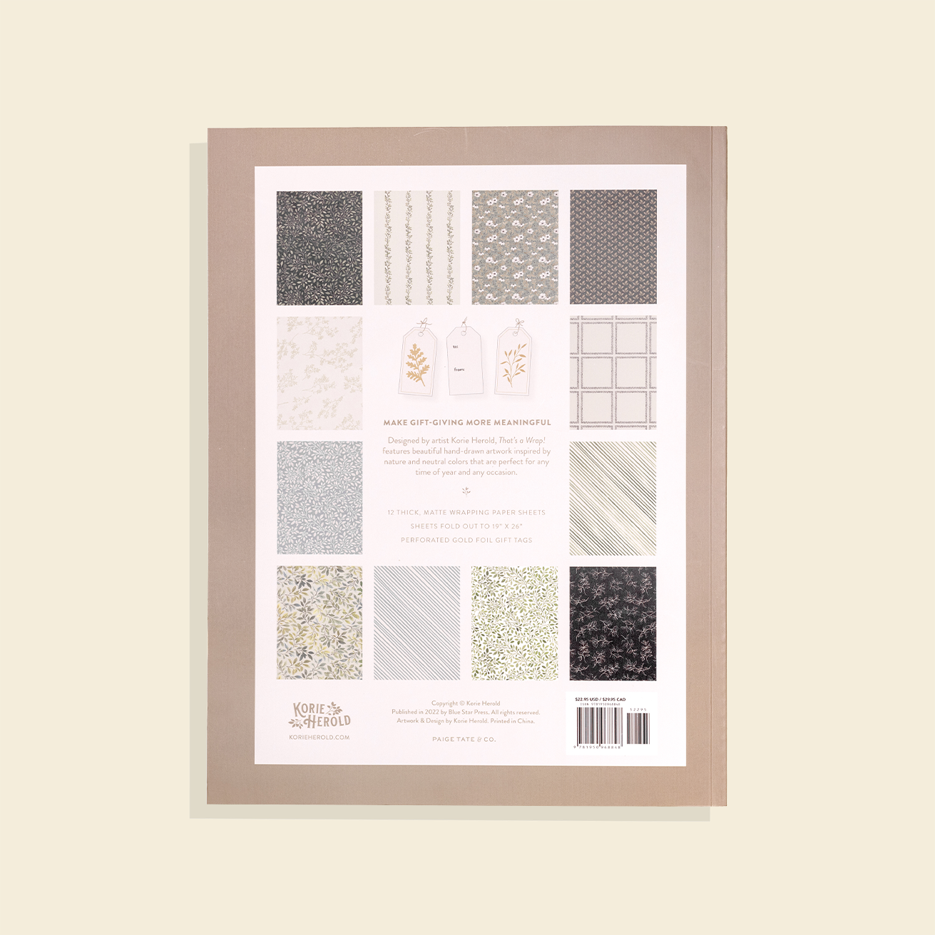 That's A Wrap! : 12 Gift Wrapping Sheets for Any Occasion by Korie Herold