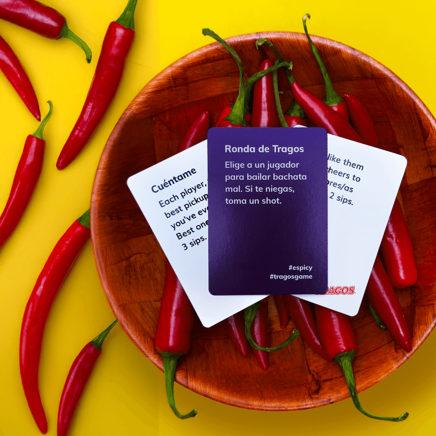 Tragos Espicy R-Rated Adult Bilingual Party Game