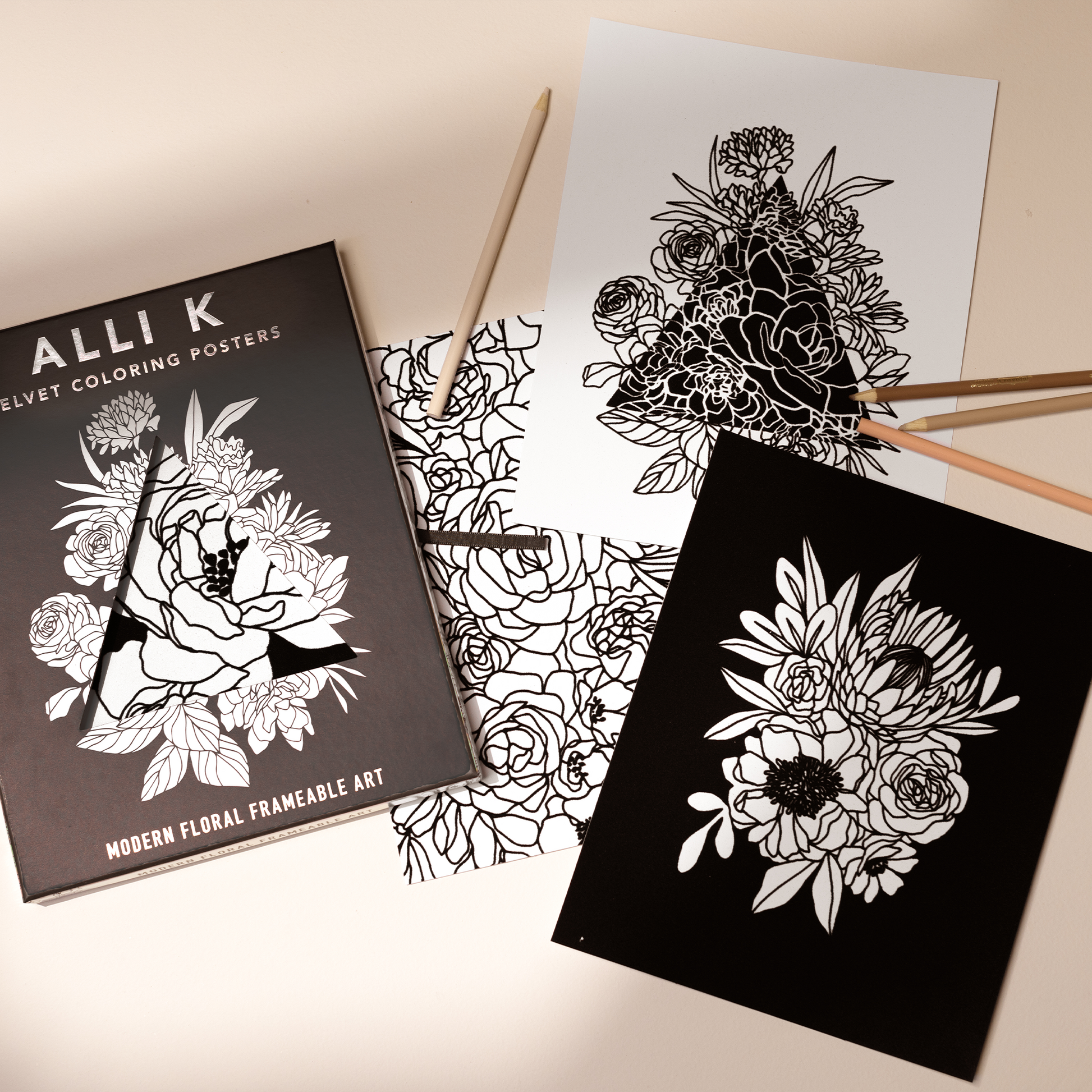 Velvet Coloring Posters By Alli K