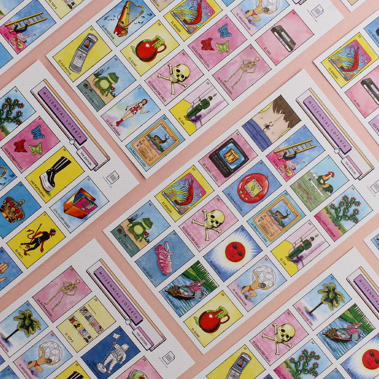 Millennial Lotería: Y2K Edition