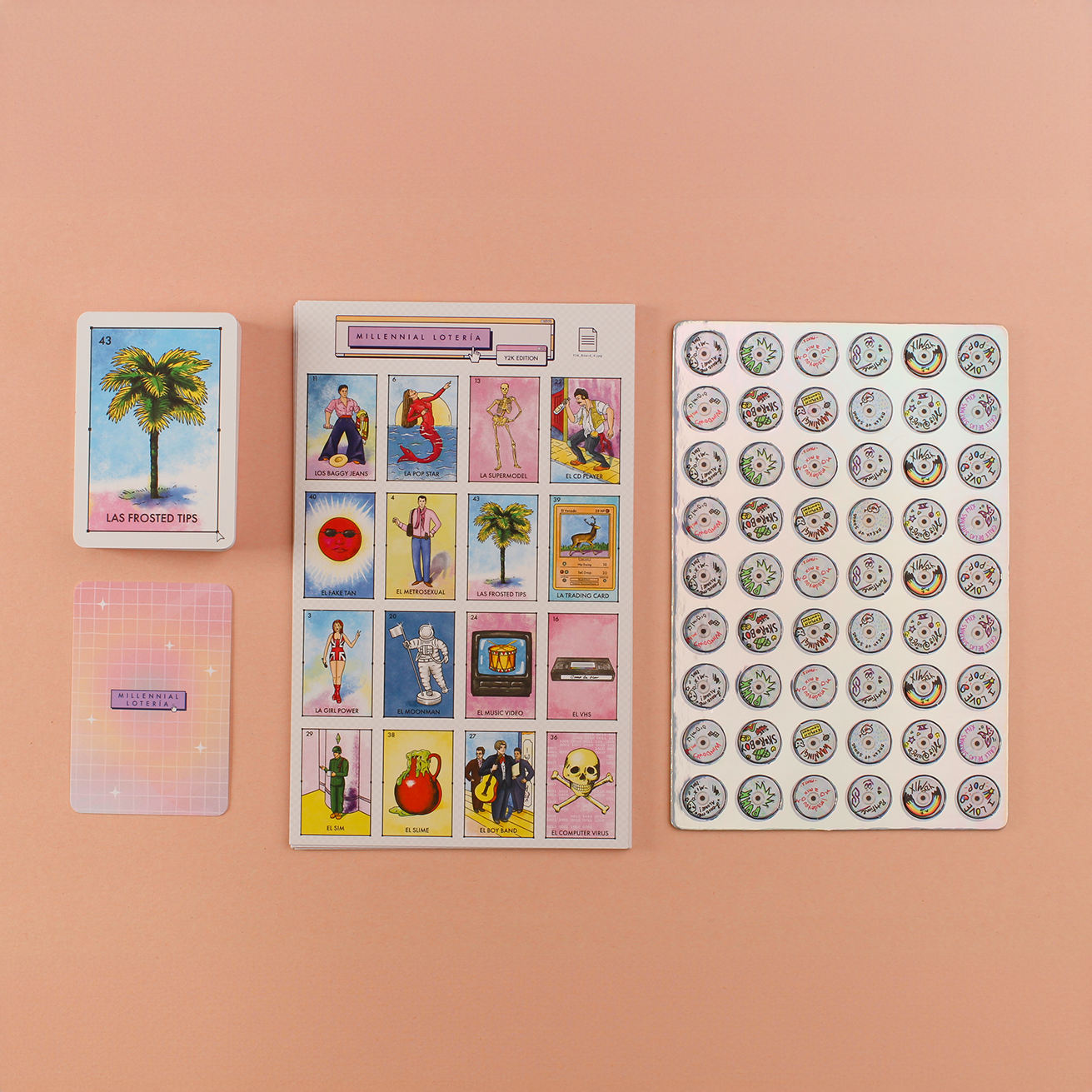 Millennial Lotería: Y2K Edition