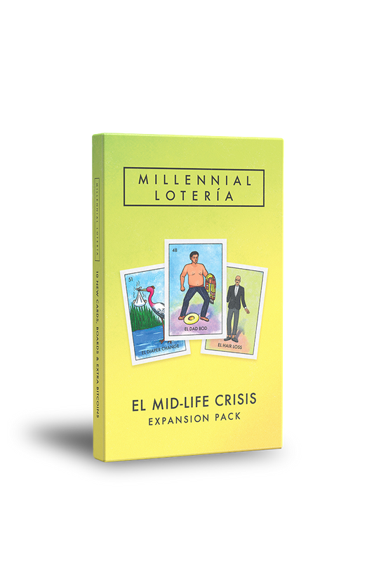 Millennial Lotería: El Mid-Life Crisis Expansion Pack by Mike Alfaro