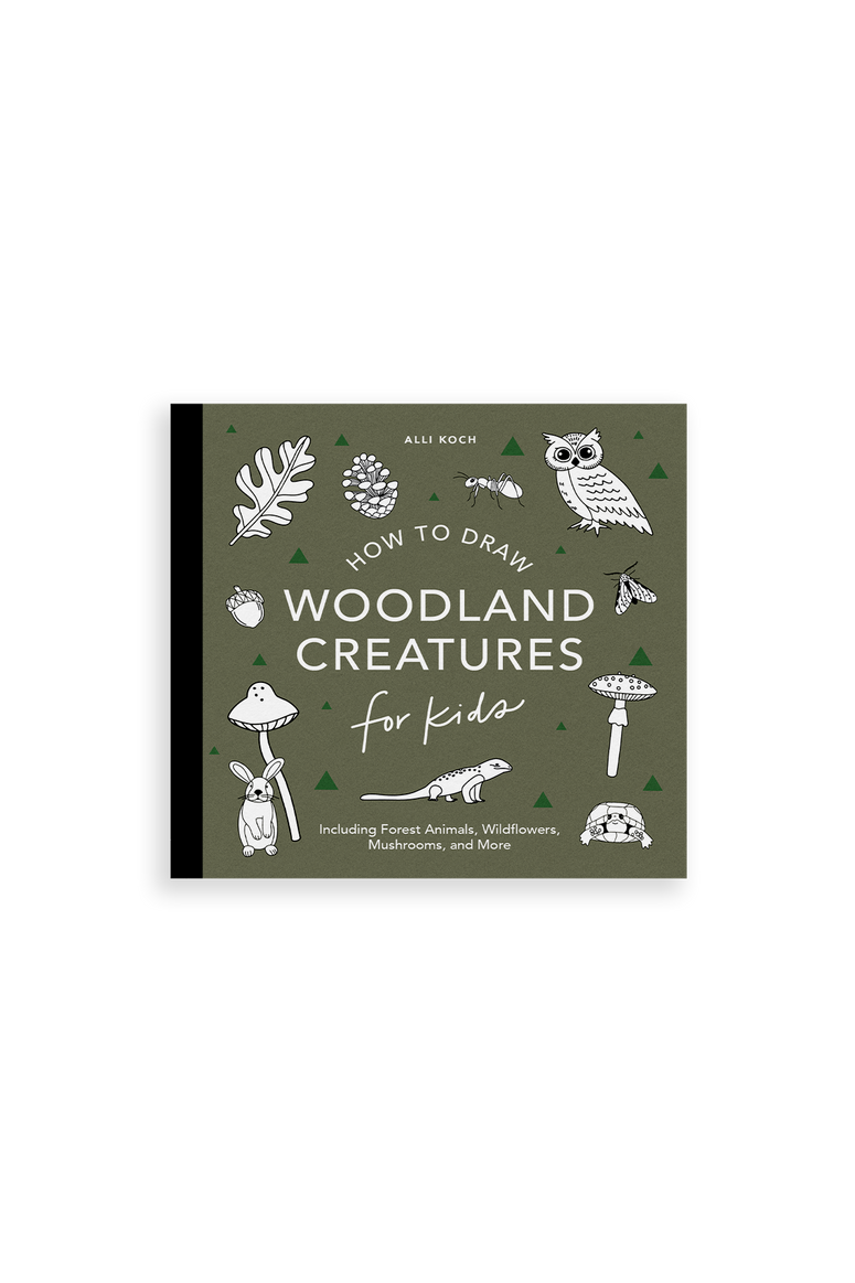 How to Draw for Kids: Mushrooms & Woodland Creatures for Kids