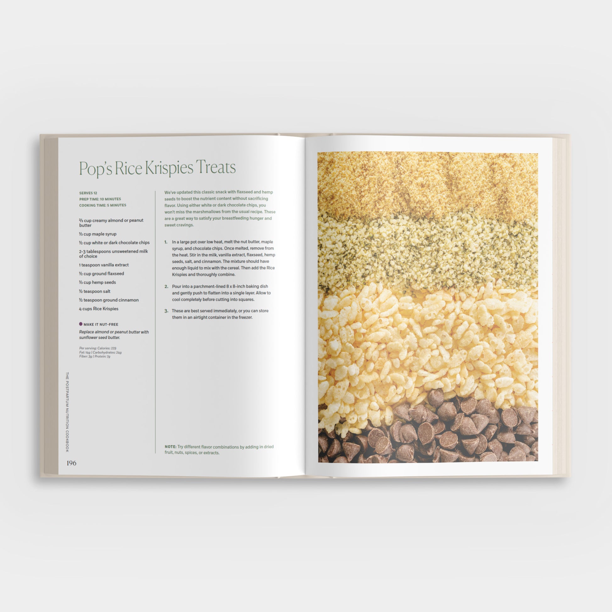 The Postpartum Nutrition Cookbook available at Blue Star Press