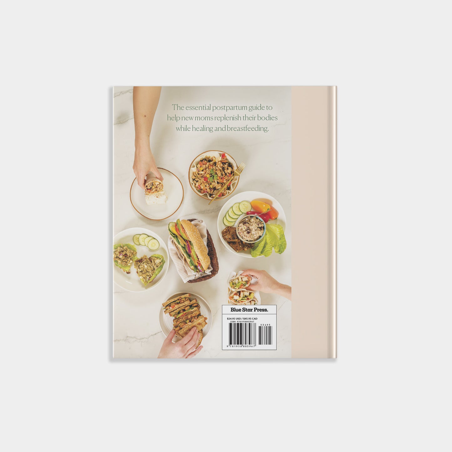 The Postpartum Nutrition Cookbook available at Blue Star Press