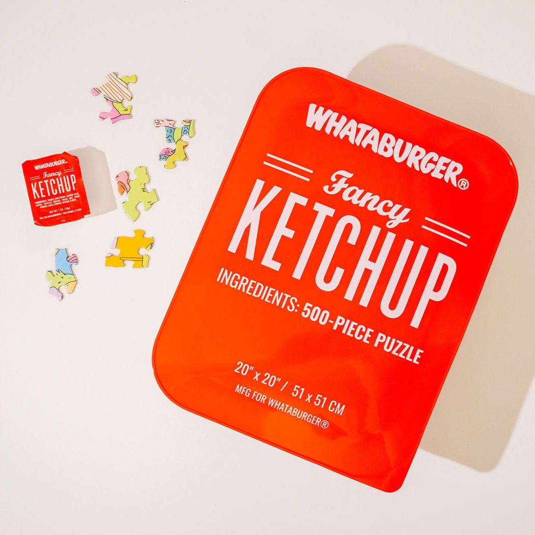 Whataburger Dipping Sauce Puzzle available at Blue Star Press