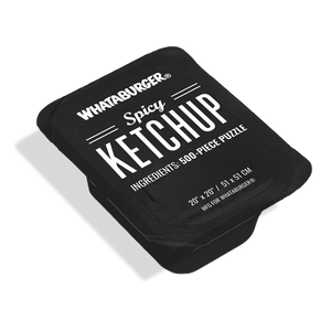 Whataburger Spicy Ketchup 500 piece puzzle. 