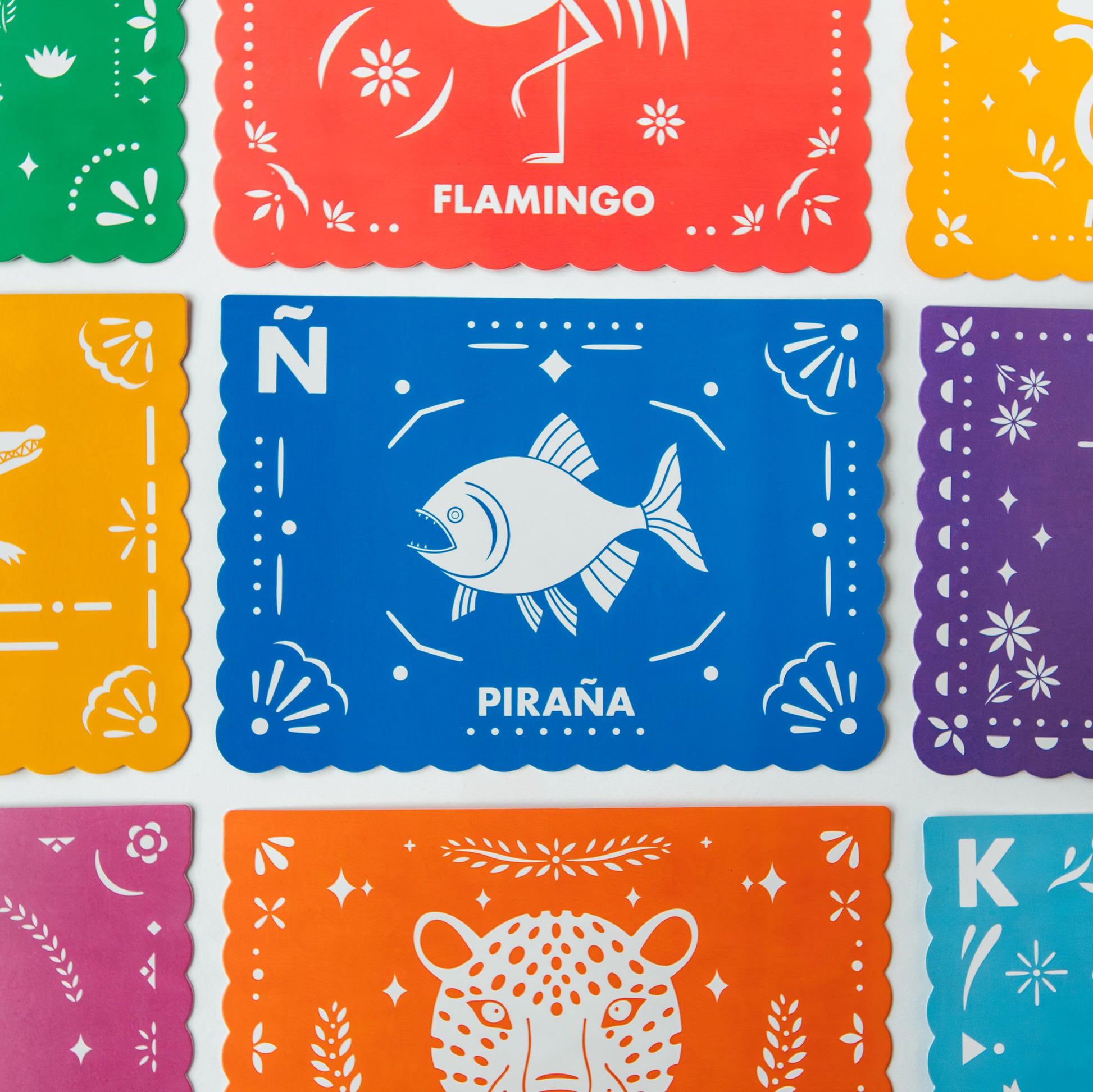Spanish-English ABC Flash Cards available at Blue Star Press