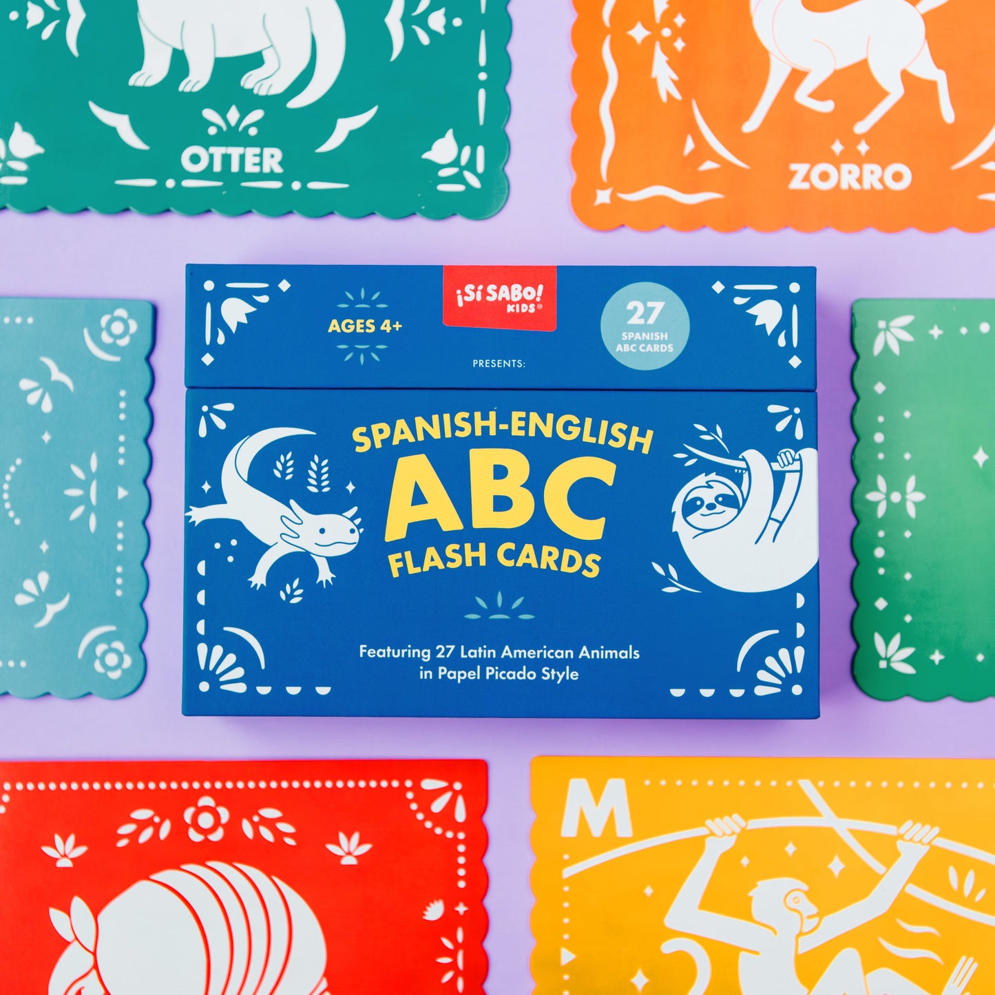 Spanish-English ABC Flash Cards available at Blue Star Press