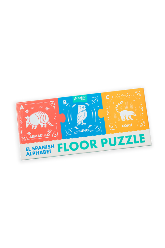 El Spanish Alphabet Jumbo Floor Puzzle available at Blue Star Press