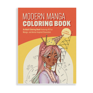 Modern Manga Coloring Book available at Blue Star Press