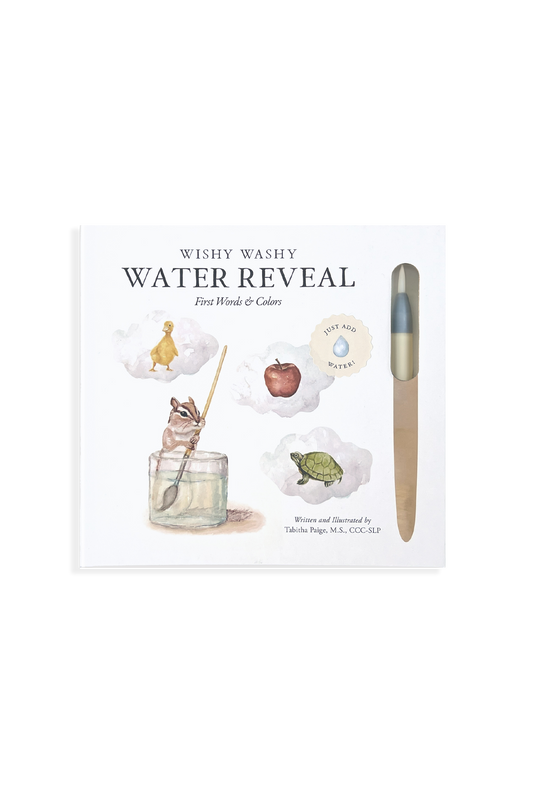 Wishy Washy water reveal kit with pen on a white background