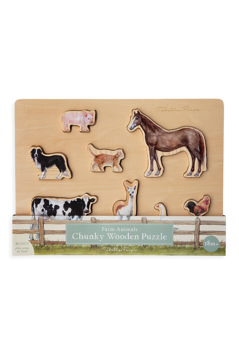 Farm Animals Wooden Puzzle