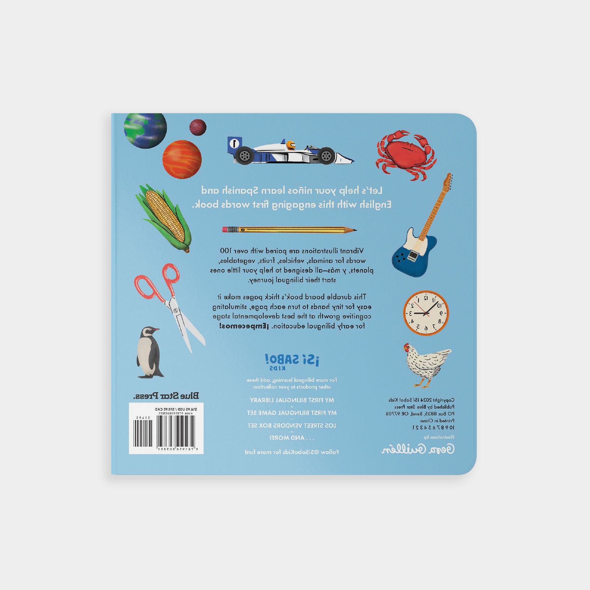 My Big Bilingual Book of First Words available at Blue Star Press