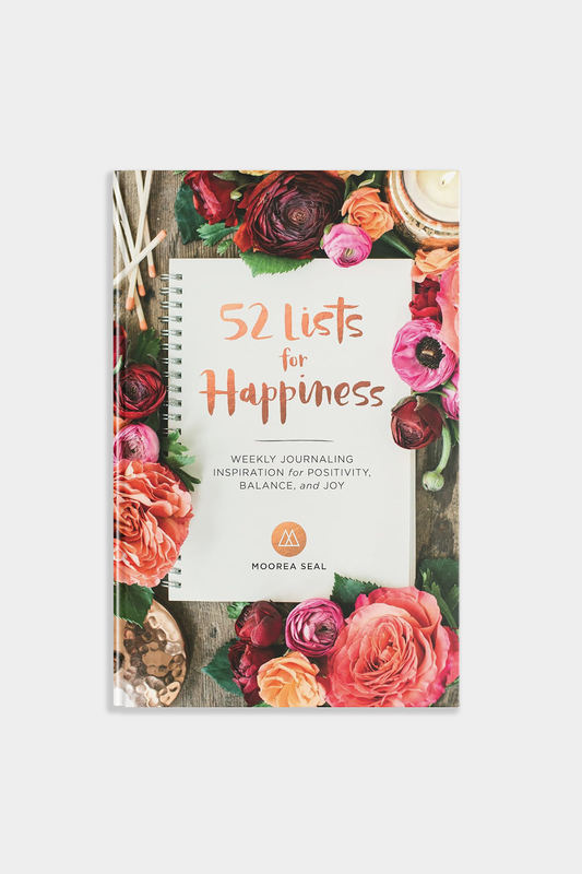 52 Lists for Happiness Journal by Moorea Seal
