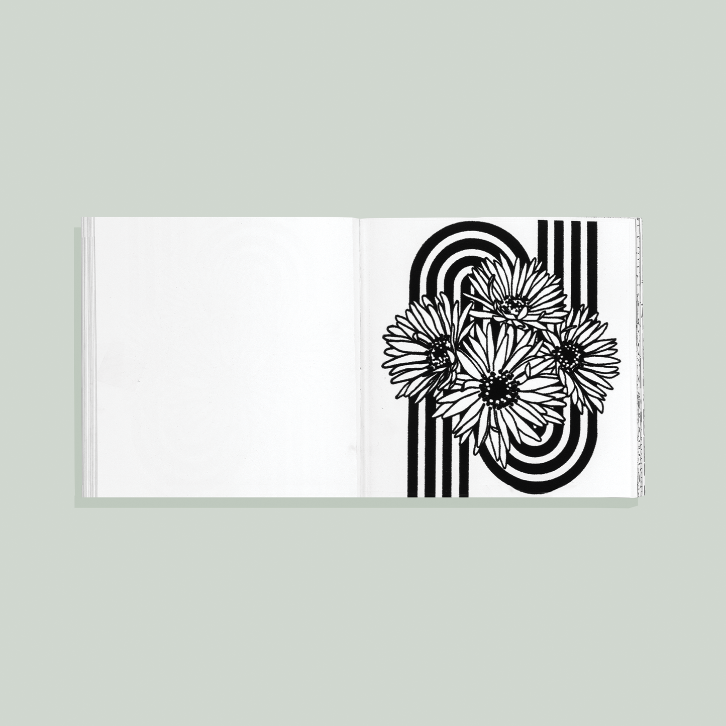 Heyday (Mini) : A Retro Flower Design Coloring Book by Alli Koch