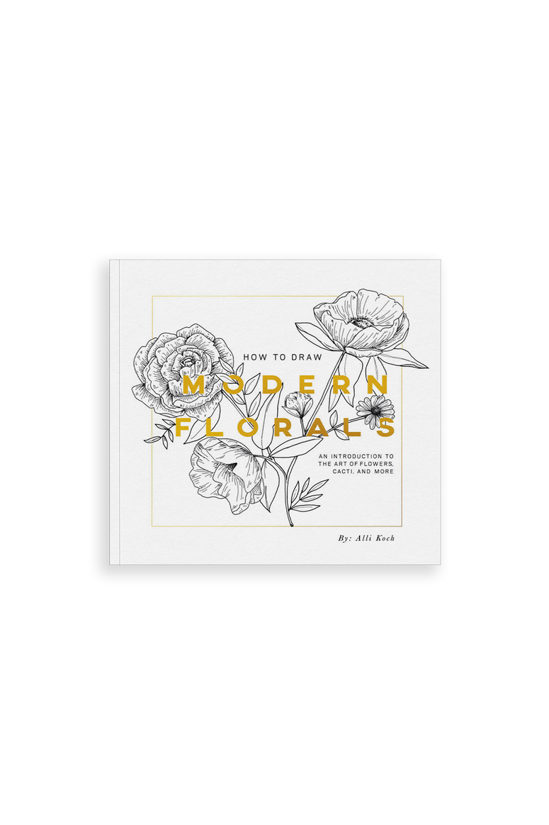 How To Draw Modern Florals (Paperback)